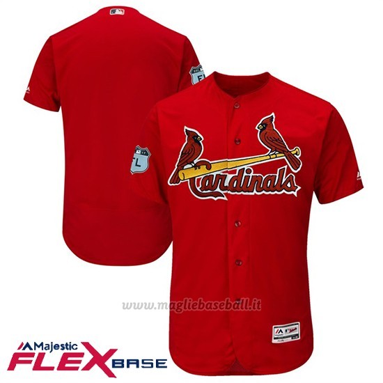Maglia Baseball Uomo St. Louis Cardinals 2017 Allenamento Primaverile Flex Base